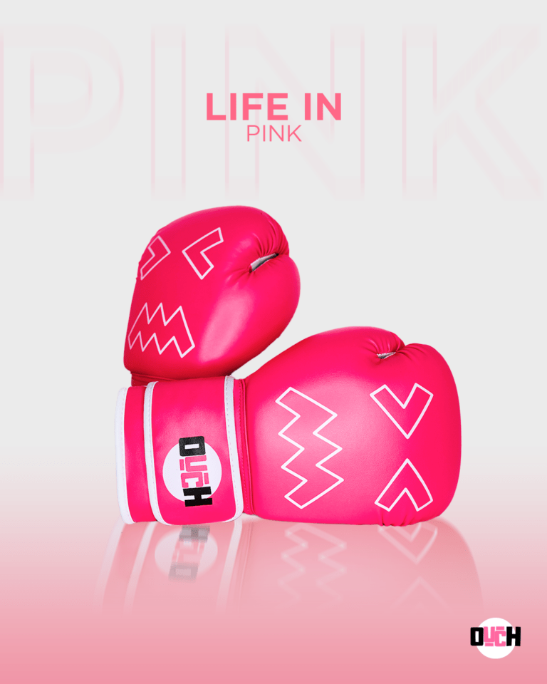 Gants de boxe outch rose