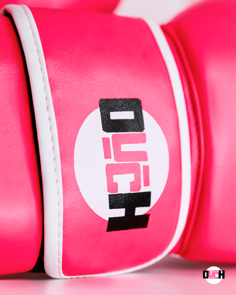 Gants de boxe outch rose