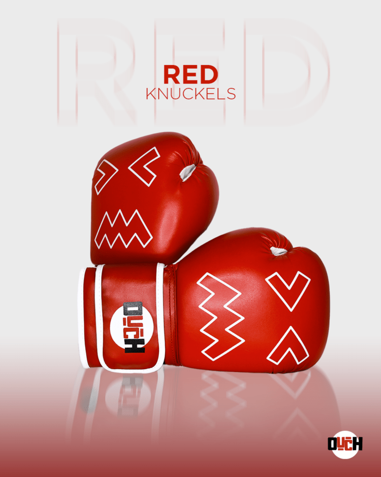 Gants de boxe outch rouges